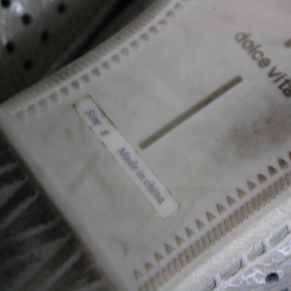 Dolce Vita Perforated Leather Espadrille Mules 🌵8 - Picture 6 of 8